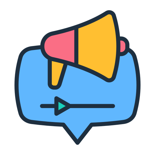 campaña política icono gratis