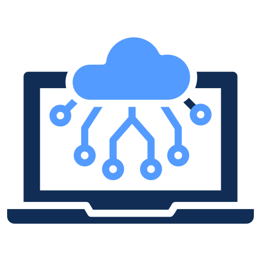 computación en la nube icono gratis