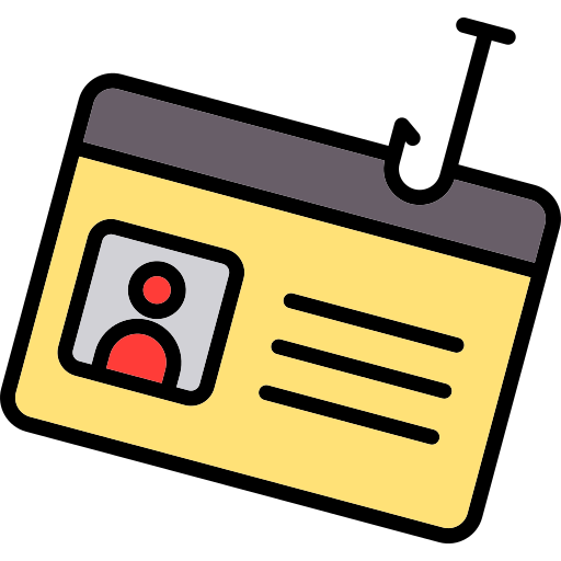 suplantación de identidad (phishing) icono gratis