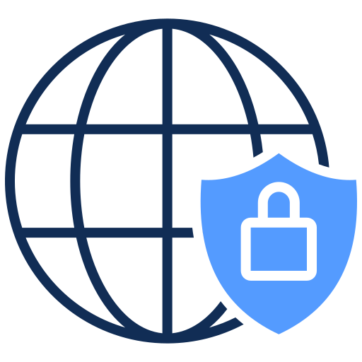 seguridad global icono gratis