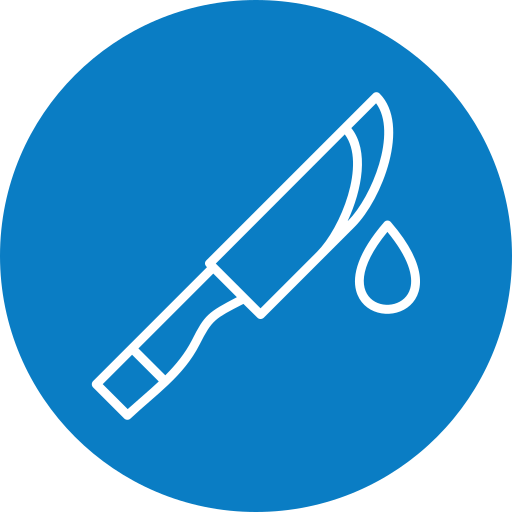 cuchillo de sangre icono gratis