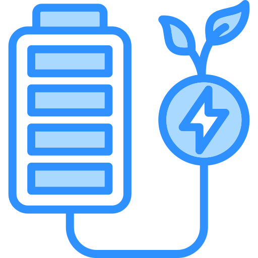batería ecológica icono gratis
