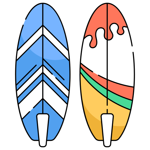 tabla de surf icono gratis