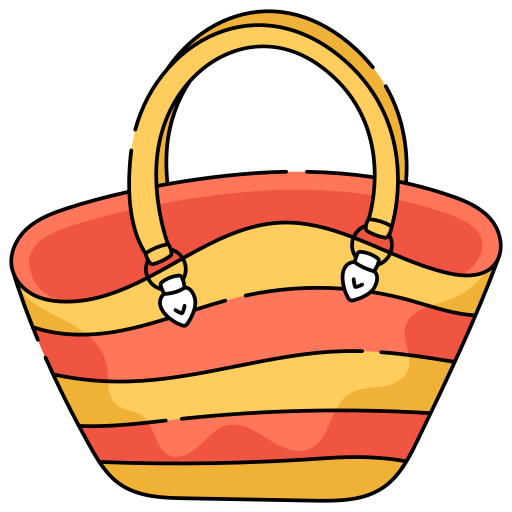 sac de plage Icône gratuit