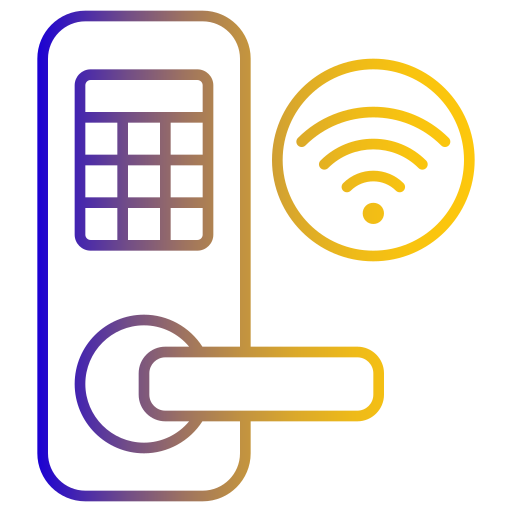 cerradura inteligente icono gratis