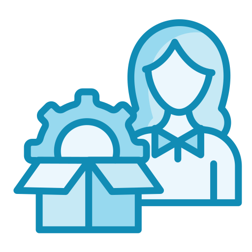 gestión de productos icono gratis