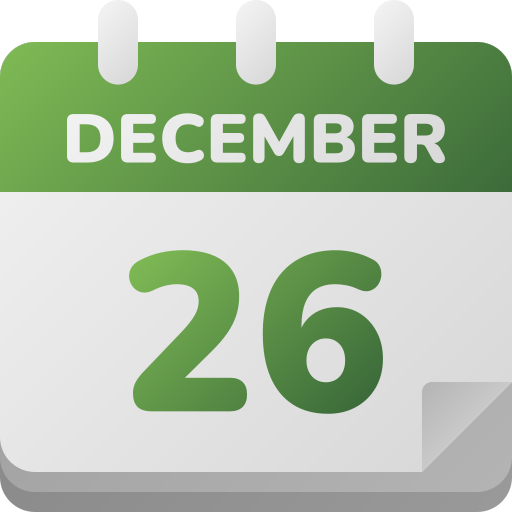 26 de dezembro grátis ícone 26 de dezembro grátis ícone