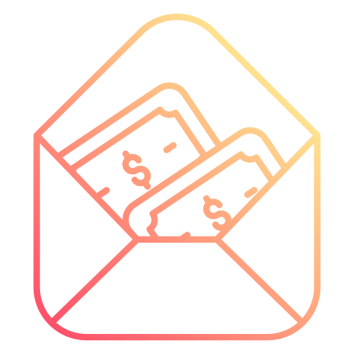 factura de sueldos icono gratis