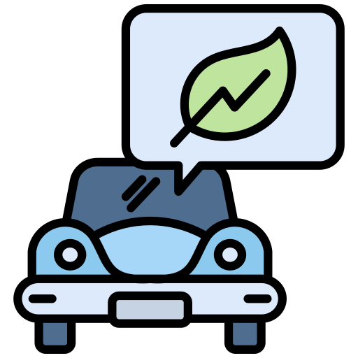 coche ecológico icono gratis
