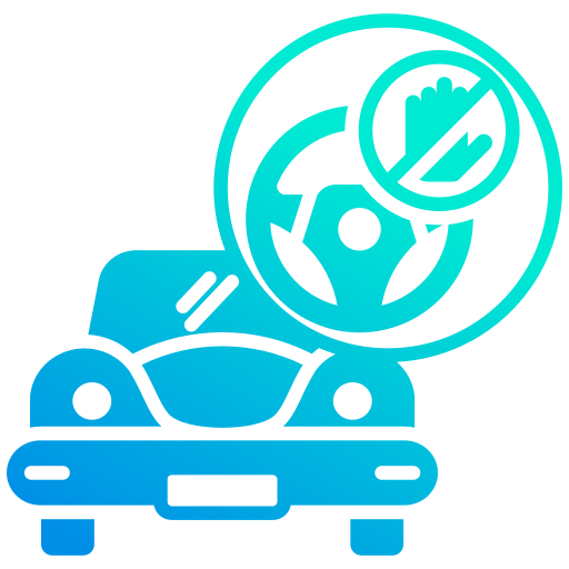 Driverless car free icon