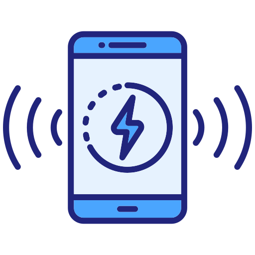 Wireless charging free icon Wireless charging free icon