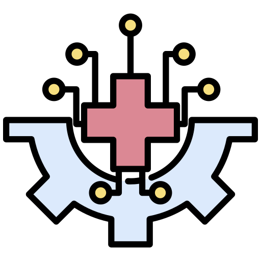 tecnología de salud icono gratis