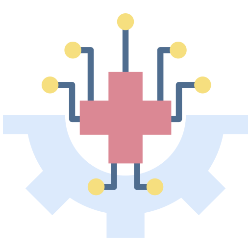 tecnología de salud icono gratis