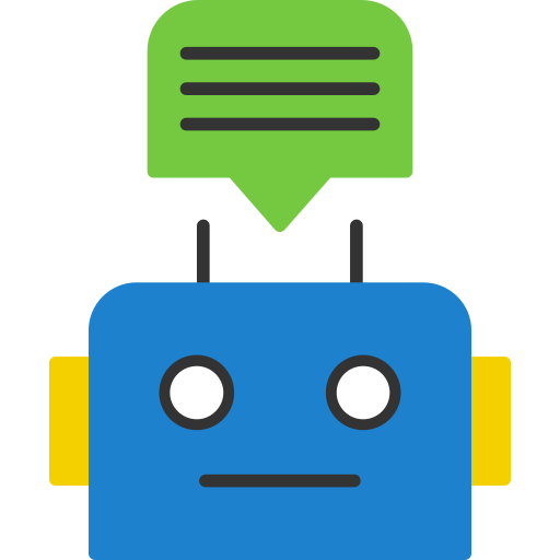 robot conversacional icono gratis