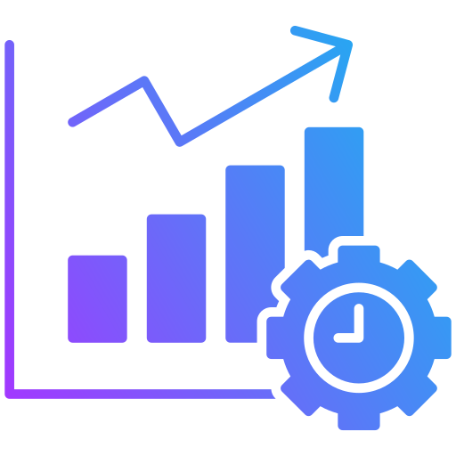 tiempo de comercialización icono gratis