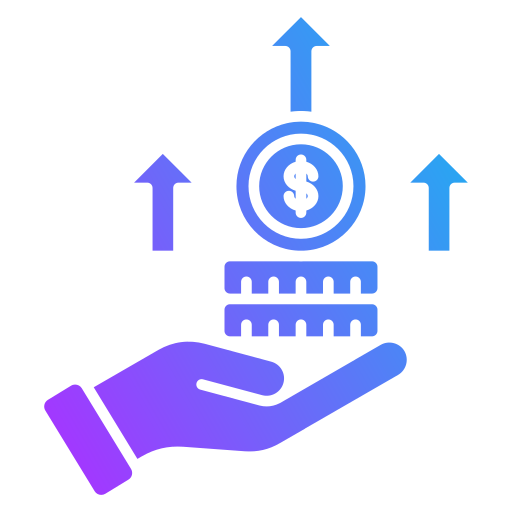 ganancia icono gratis