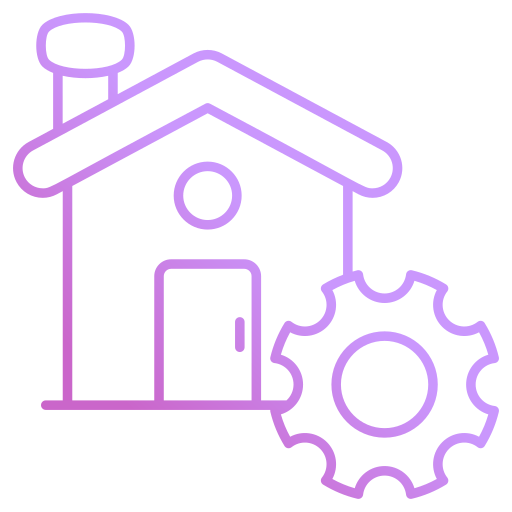 gestión de propiedades icono gratis