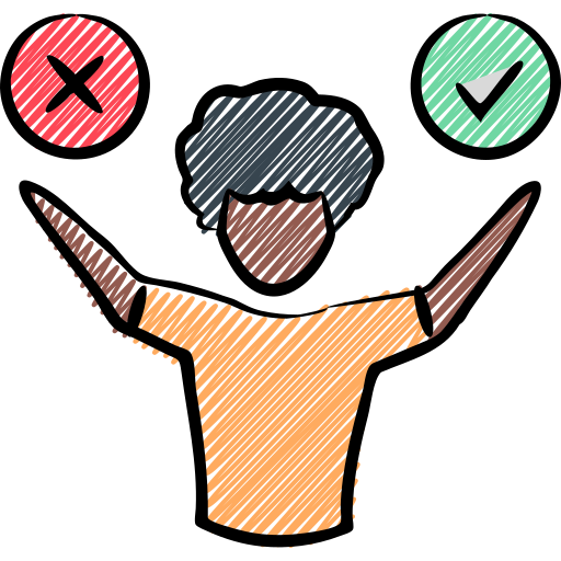 Decision free icon Decision free icon