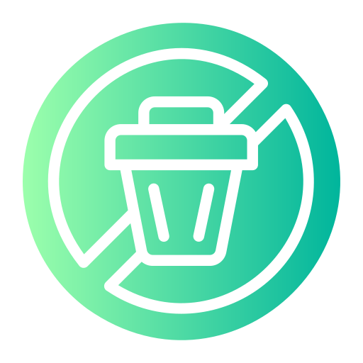 pas de détritus Icône gratuit pas de détritus Icône gratuit
