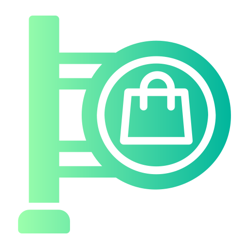 letrero de tienda icono gratis