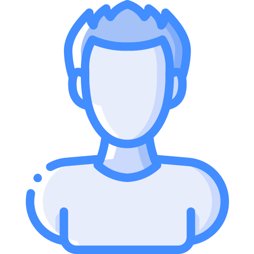 Male Basic Miscellany Blue icon