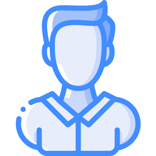 Male Basic Miscellany Blue icon