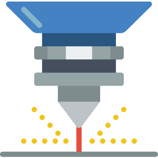 Laser Basic Miscellany Flat Icon