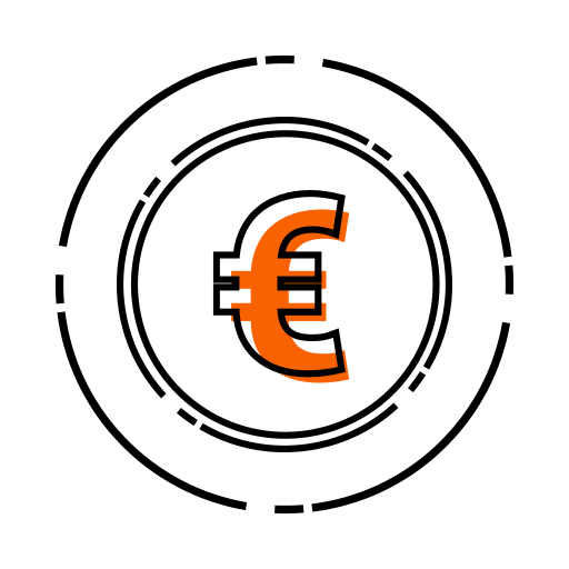 euro icono gratis