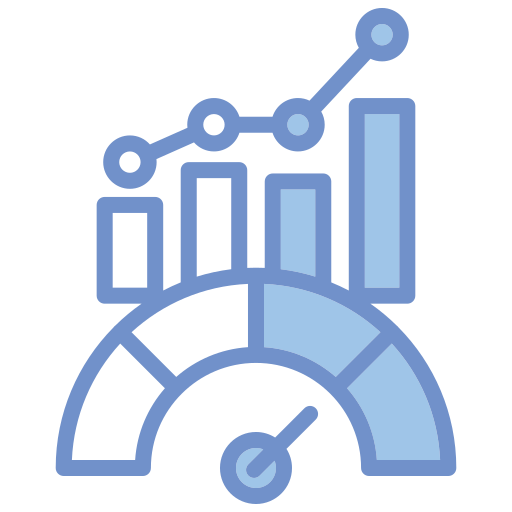 evaluación comparativa icono gratis