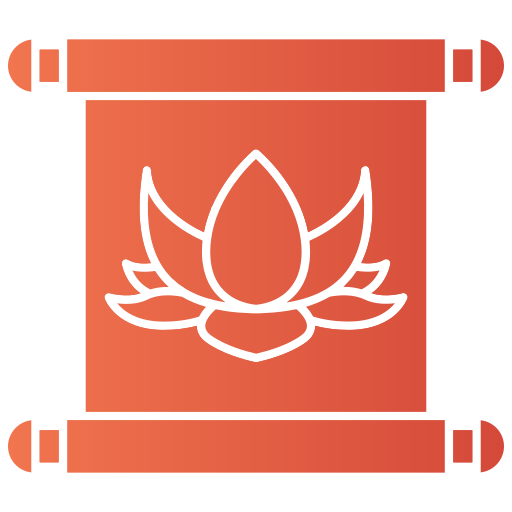 flor de loto icono gratis