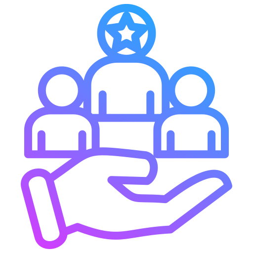 gestión del talento icono gratis