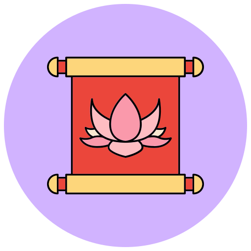 flor de loto icono gratis