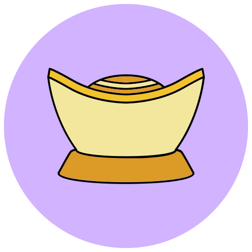 lingote de ouro grátis ícone