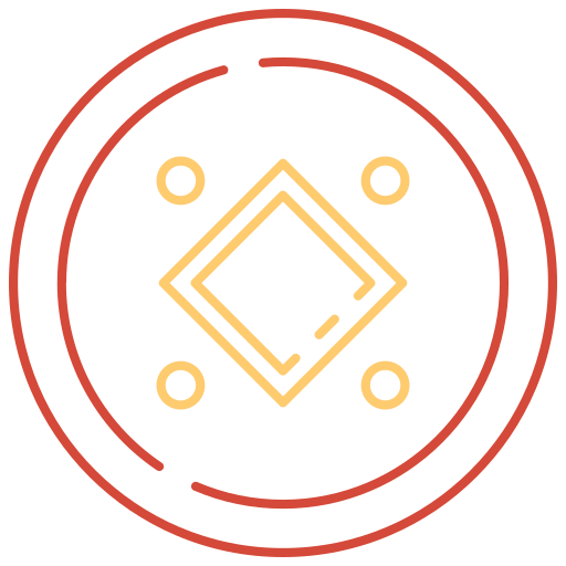 pièce d'or Icône gratuit
