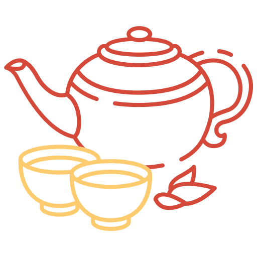 juego de té icono gratis