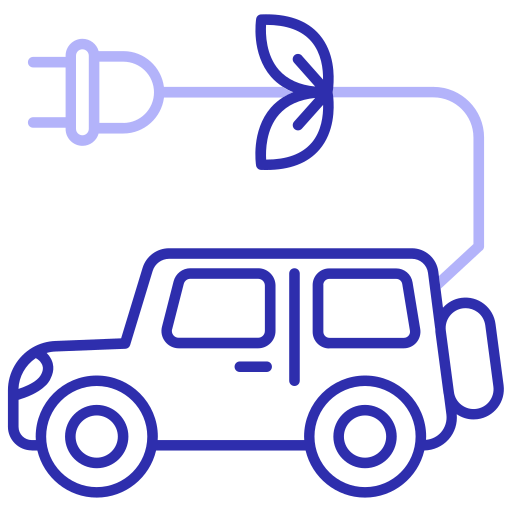 coche ecológico icono gratis