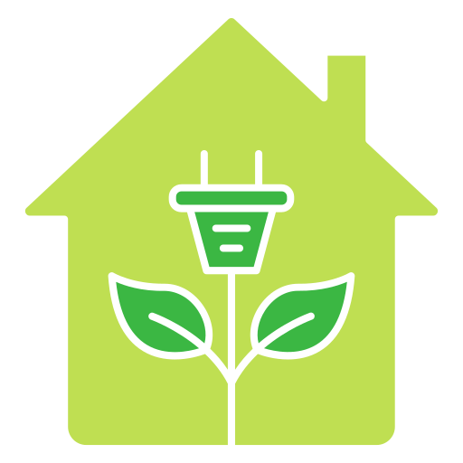 casa ecológica icono gratis