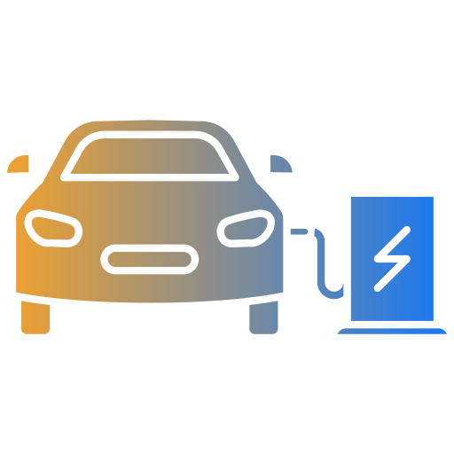 coche eléctrico icono gratis