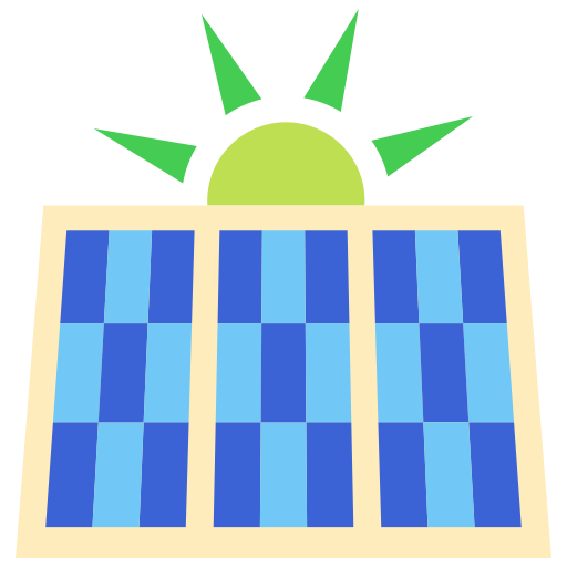 panel solar icono gratis