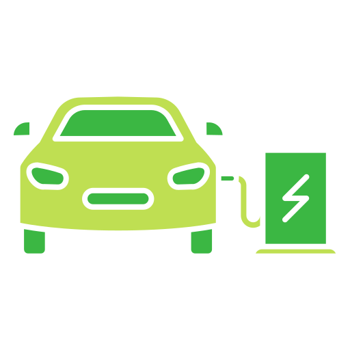 coche eléctrico icono gratis