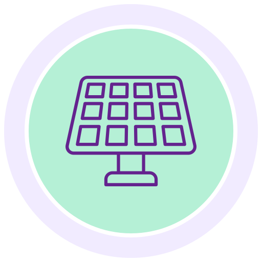 energía solar icono gratis