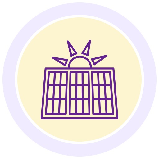 panel solar icono gratis