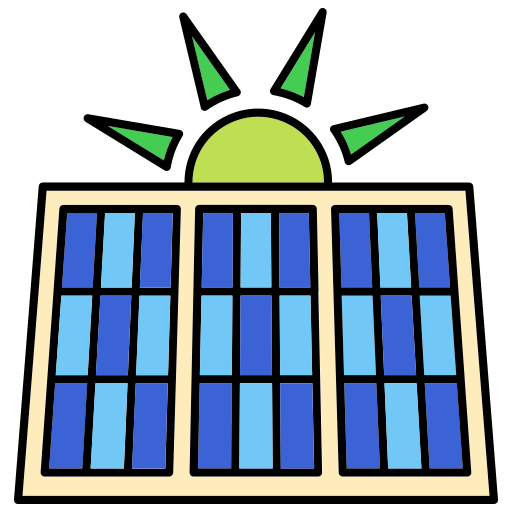 panel solar icono gratis