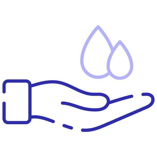 conservación del agua icono gratis