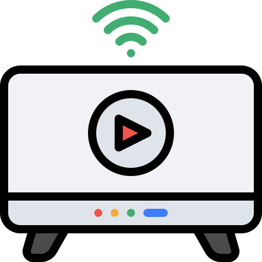 téléviseur intelligent Icône gratuit
