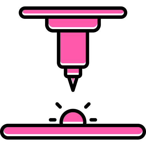 corte por láser icono gratis