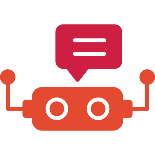 robot conversacional icono gratis