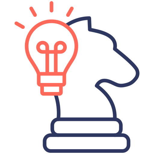 estrategia de negocios icono gratis