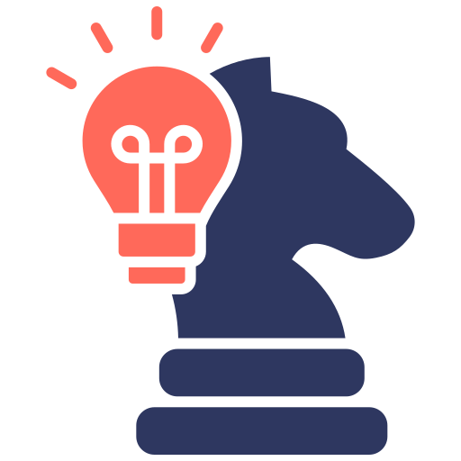 estrategia de negocios icono gratis