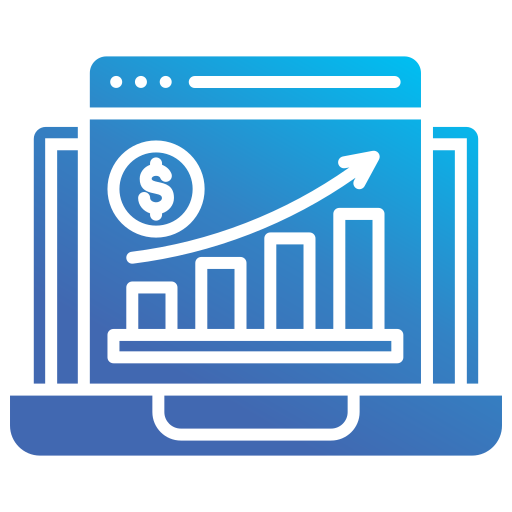 ventas en línea icono gratis